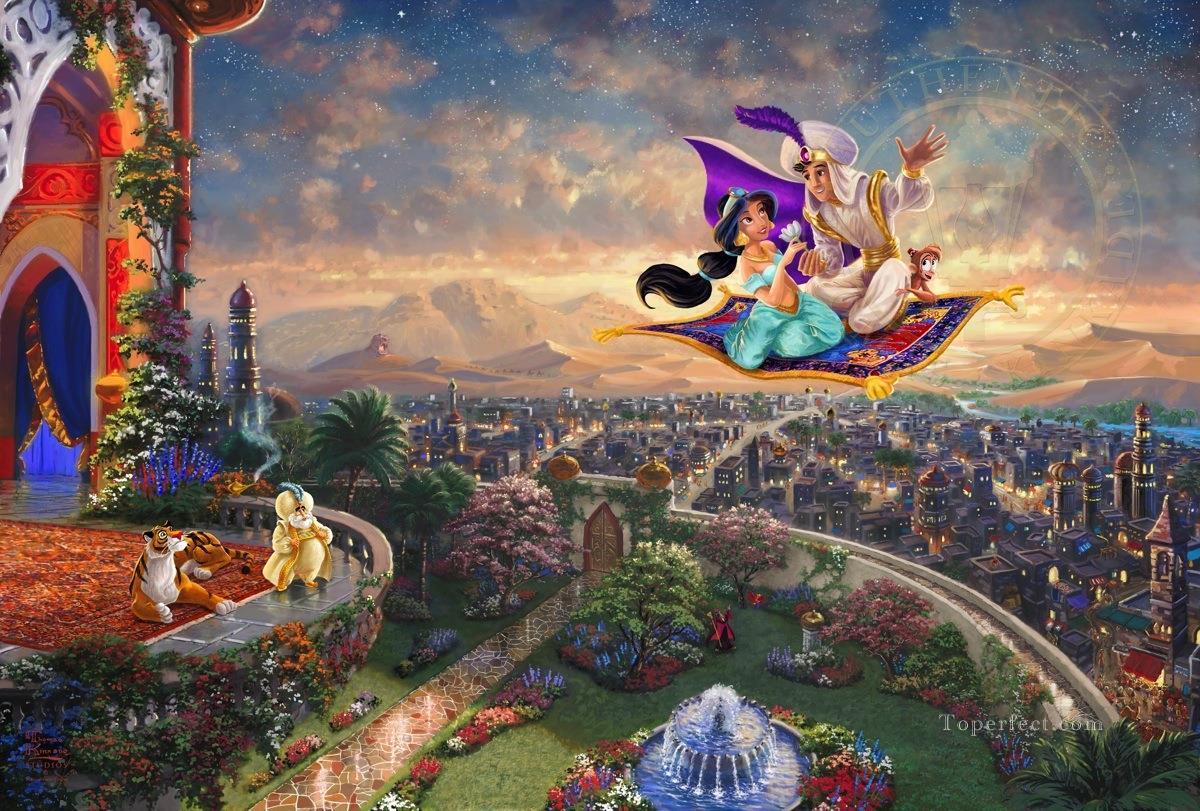 Aladdin TK Disney Oil Paintings